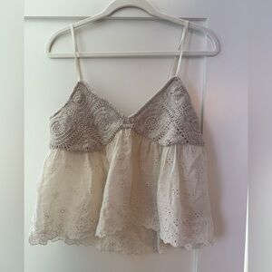 NWT Medium American Eagle Cream Tank